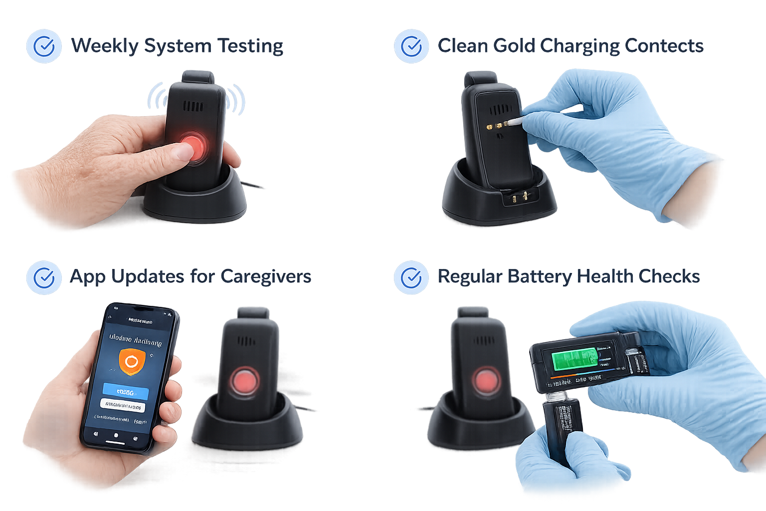 Cleaning Belle X2 Device