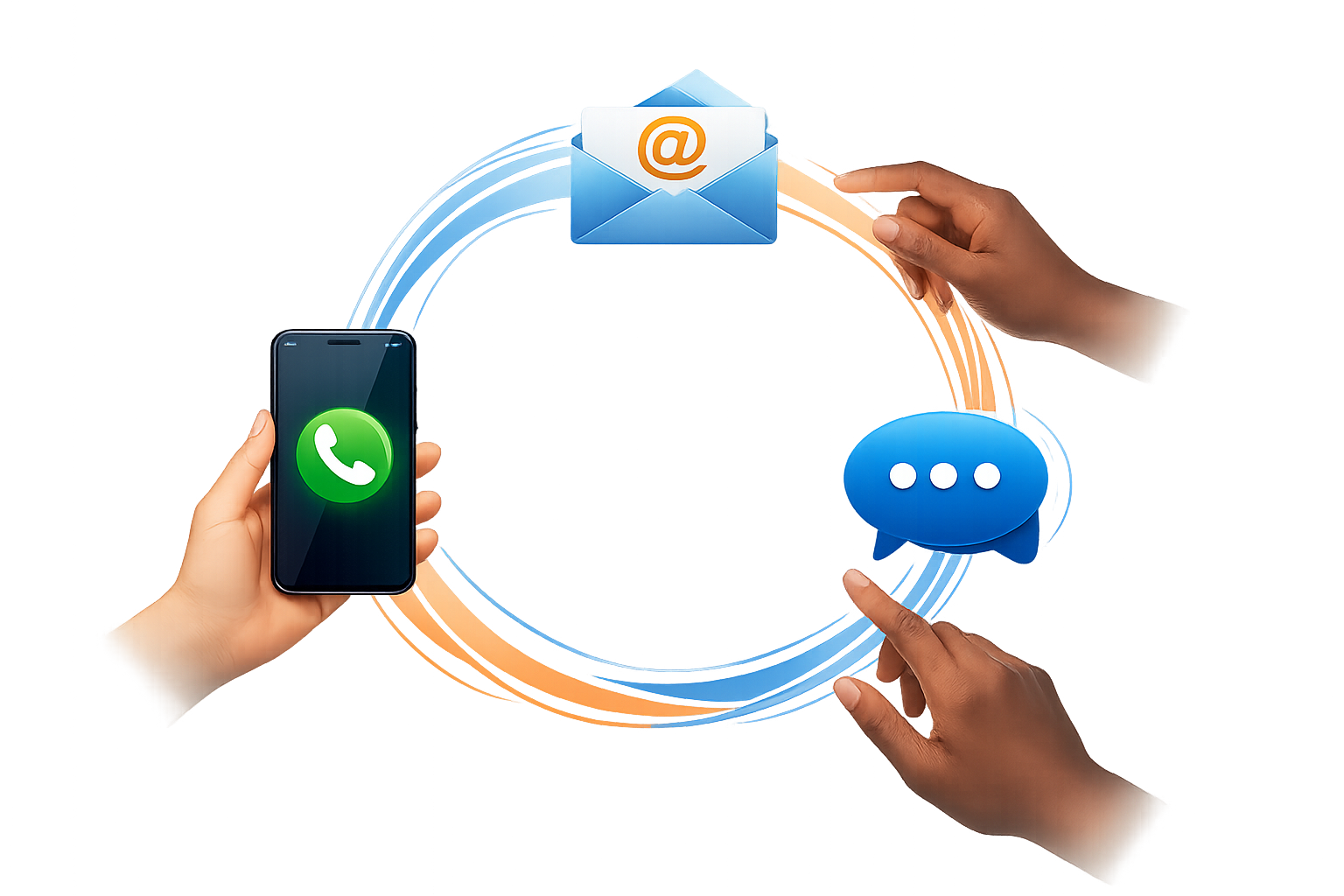 Various contact methods