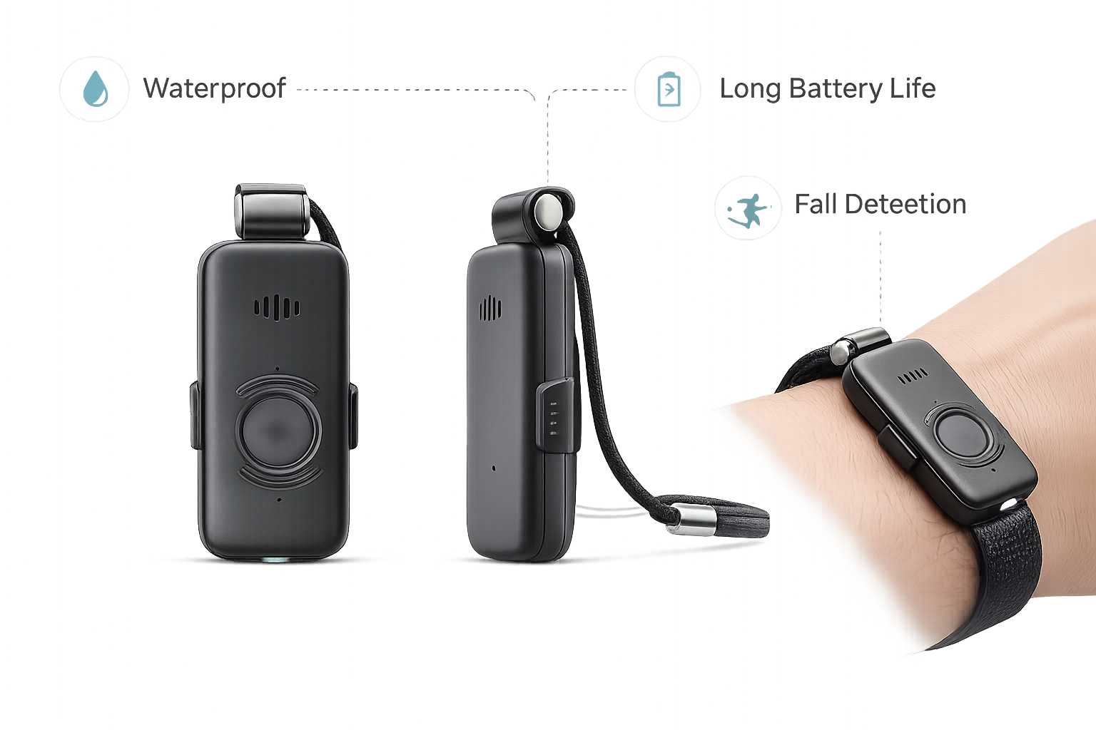 Ergonomic medical alert device design